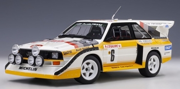 88602 Audi Quattro S1 Rally Monte Carlo 1986 H.Mikkola/A.Hertz #6  1:18